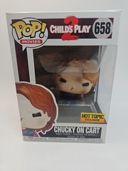 Funko Pop CHUCKY ON CART (658) HOT TOPIC EXCL-CHILD’S PLAY FREE SHIPPING
