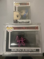 Two Signed Funkos -The Penguin And Catwoman Signed Funko