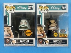 Funko Pop! Mayor Chase Bundle Disney Nightmare Before Christmas✨ Hot Topic Ex.