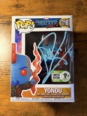 Funko Pop! Yondu ECCC Sticker Signed By Michael Rooker #310 Vinyl Figure