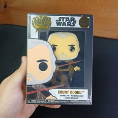 Funko Pop Pins Star Wars Count Dooku & Jango Fett Lot of 2