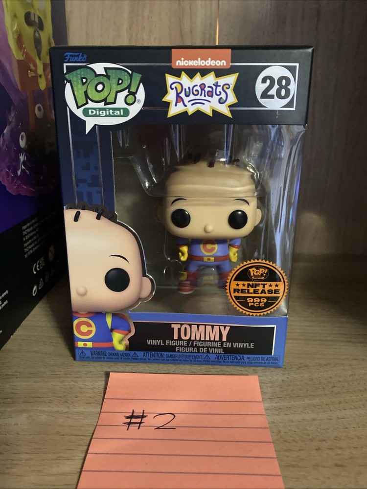 Digital Funko Pop! #28 Nickelodeon: Rugrats: Superhero Tommy Grai! 1/999