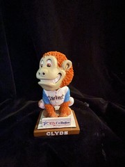 Swing of the Quad Cities Clyde Mascot MILB Baseball SGA
