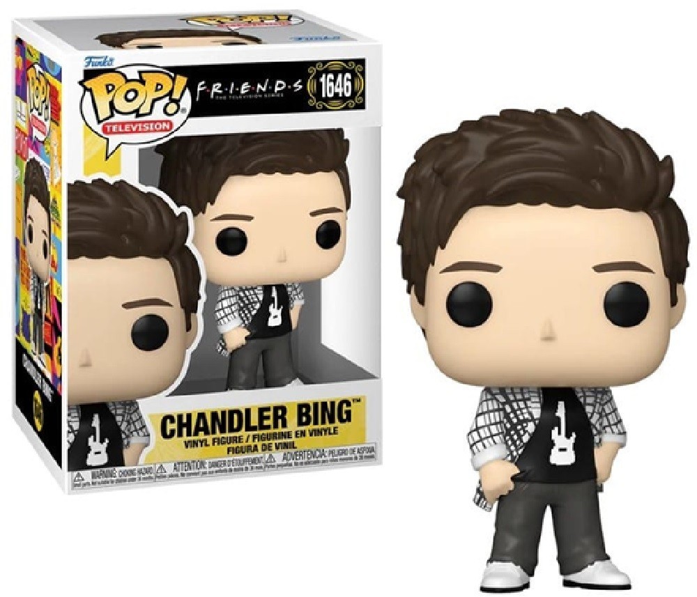BOX DAMAGED Funko POP TV: Friends – Chandler Bing – (College) #1646 #80185