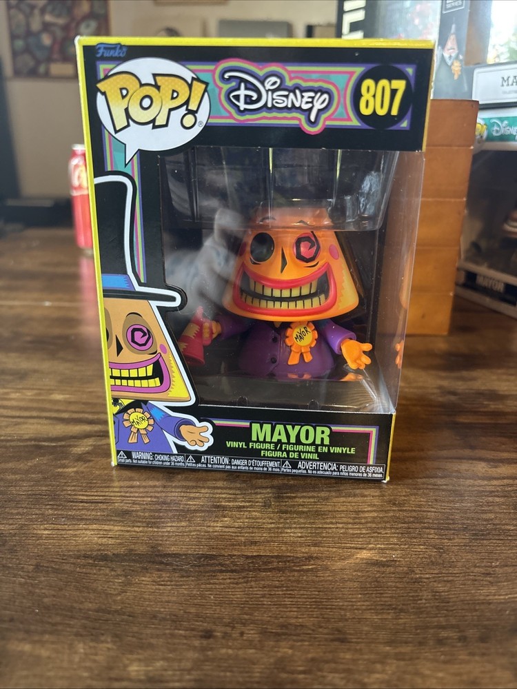 Funko Pop #807 Mayor Nightmare Before Christmas Sealed Unopened Box