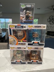 Funko Pop! ATLA – Sokka 403, Aang 1000, Katara 1807, Toph 1808, Zuko 1809. Bundl