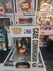 Funko Pop! Basketball Cade Cunningham Detroit Pistons 179 W/CASE Not Mint