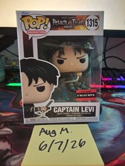 Funko Pop Attack on Titan Captain Levi Figure (AAA Anime Exclusive)