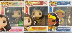 3x New Funko Pop Wonder Woman Vinyl Figure Limited FlashGingerbread 347 1334 446