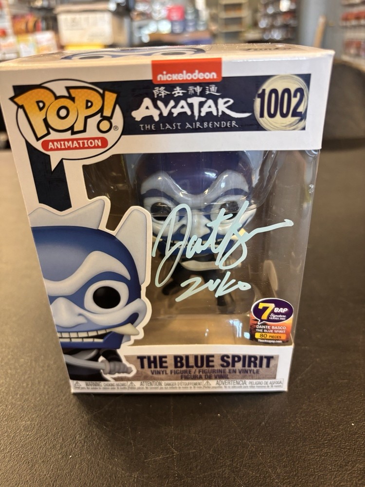 The Blue Spirit Avatar 1002 Signed Funko Dante Basco JSA Certified