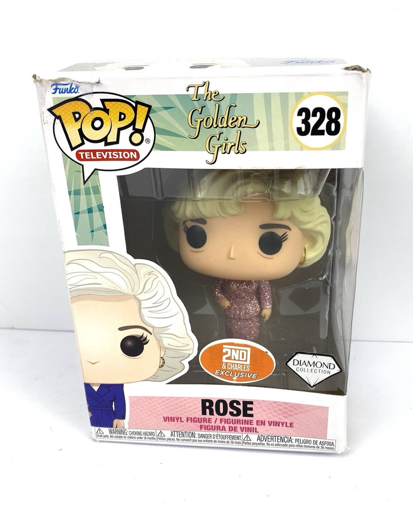 Funko Pop! Vinyl: Rose: The Golden Girls #328 Diamond Collection Exclusive New