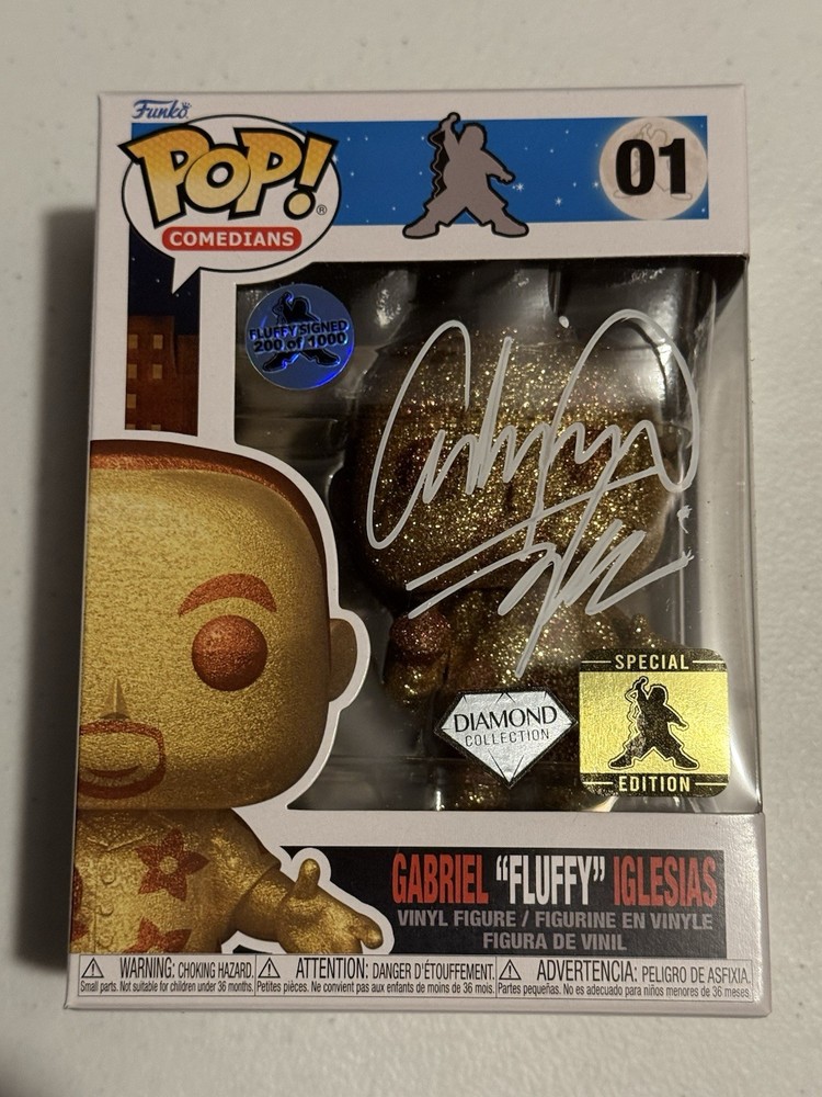 Funko Pop! Gabriel Fluffy Iglesias Gold Diamond Exclusive 200/1,000
