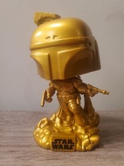 Funko Pop! Star Wars: Jango Fett (Gold Metallic) #285 Loose AC02 .