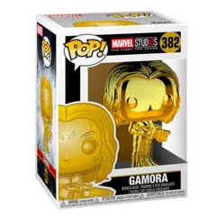 Funko Pop! GAMORA Gold Chrome Marvel Studios 382 Includes Eco-Tek Protector!