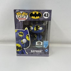 Funko Pop Vinyl Batman Art Series Blue & Yellow #43 New Box Wear