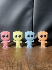 Funko Pop Sour Patch Kids Loose Figure Lot Of 4 Red Blue Yellow Orange As Pic