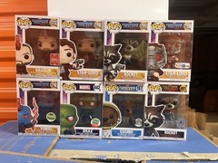 Funko Guardians Galaxy Starlord Drax Rocket Kraglin Yondu Cosmo Lot Exclusives
