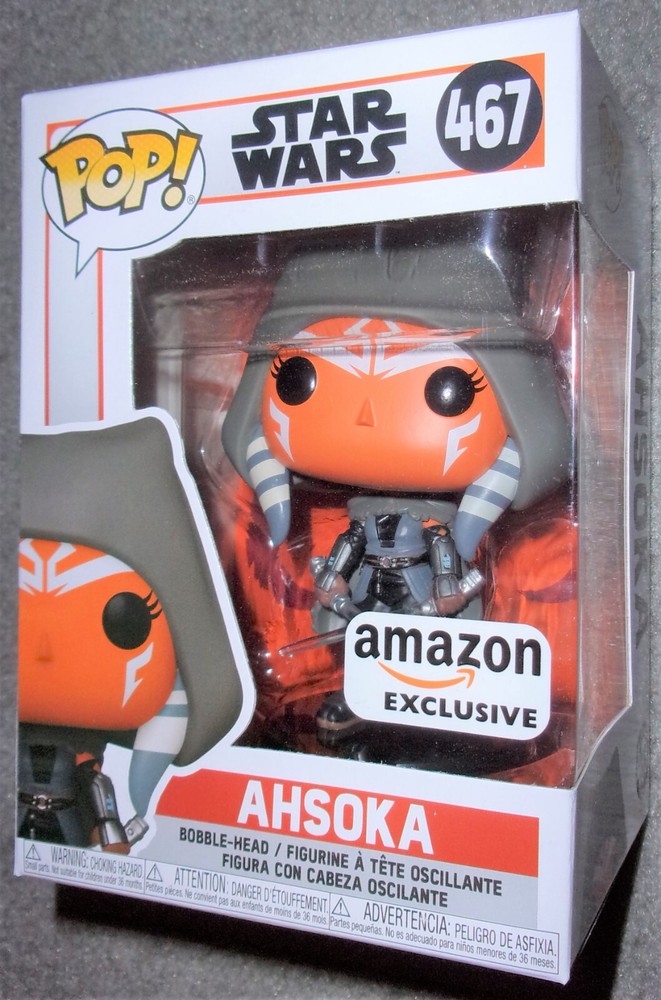Funko POP Star Wars The Mandalorian AHSOKA TANO HOODED Amazon Exclusive #467