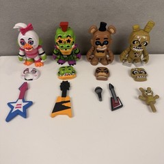 Funko Snaps FNAF Figure Lot 4 Freddy Chica Gator Springtrap + Accessories