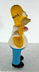 Rare Vintage Foam Figure of Homer Simpson With Donut! 5.5″! D’OH!!