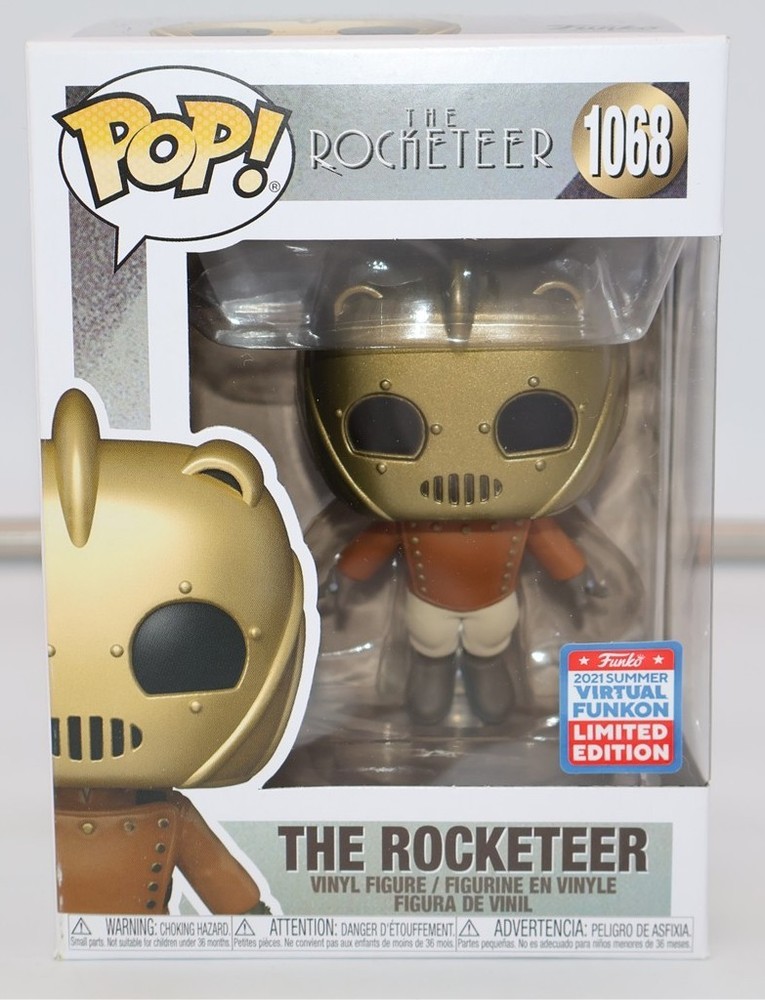 VIRTUAL FUNKON 2021 Summer Convention LE DISNEY THE ROCKETEER Funko Pop #1068