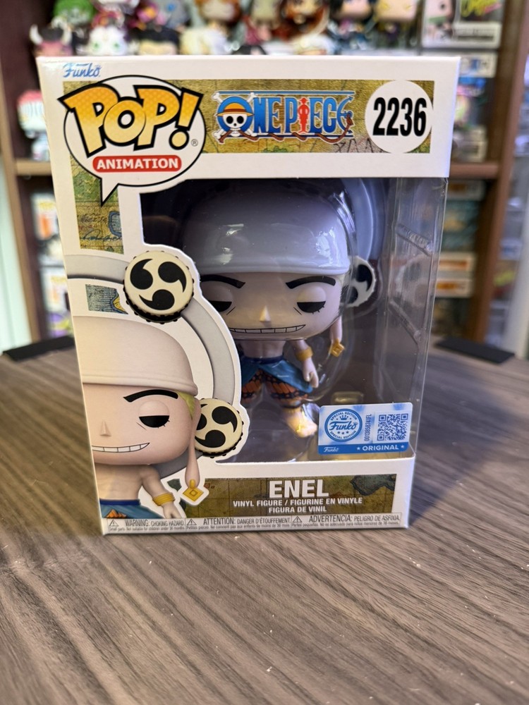 Funko Pop! Vinyl One Piece – Enel #2236 with soft pop protector
