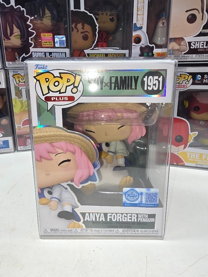 Funko Pop! Plus: Spy × Family – Anya Forger w/ Penguin Amazon (Exclusive) #1951