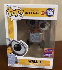 Funko Pop! WALL•E w/trash cube #1196 – 2022 WonderCon Exclusive!, Ships In PP