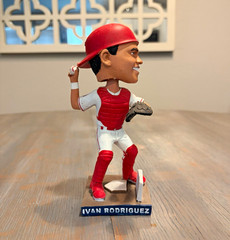 Ivan “Pudge” Rodriguez Texas Rangers Bobblehead NEW WITH ORIGINAL BOX/PACKAGING