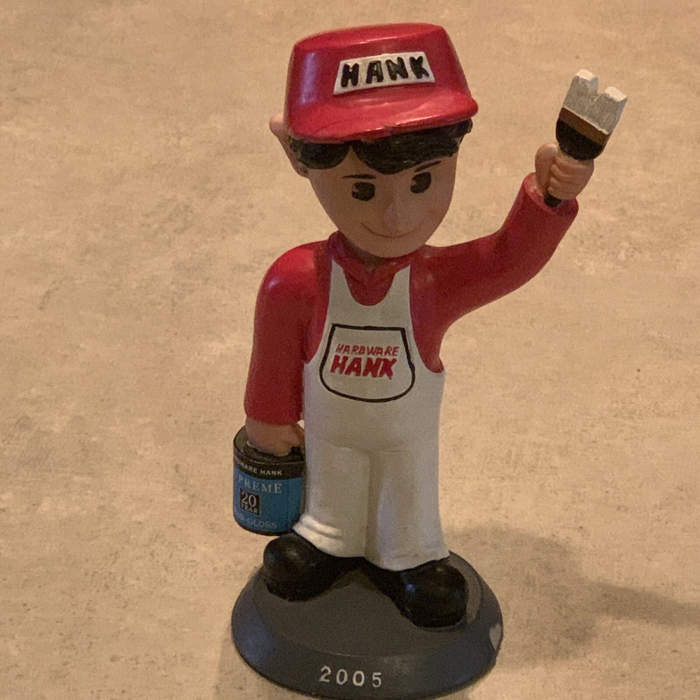 2005 Hardware Hank Home Improvement Advertising Promotional Bobblehead Flawed