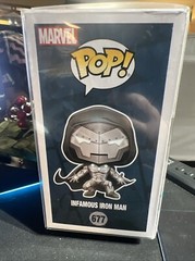 Funko #677 INFAMOUS IRON MAN HALLOWEEN COMICFEST (w/ SOFT POP PROTECTOR)