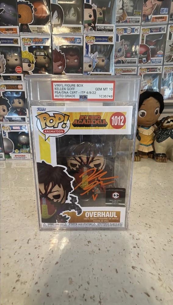 Funko Pop! My Hero Academia: Overhaul Signed By Kellen Goff PSA 10 Gem Mint