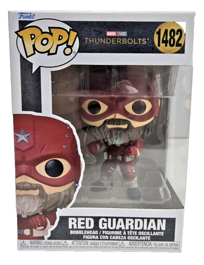 Funko Pop! Vinyl: Marvel – Red Guardian #1482 w/ Protector Case
