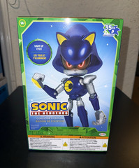 Jakks Metal Sonic Figure Light Up Eyes w/ Display Base & Accessory Age 14+