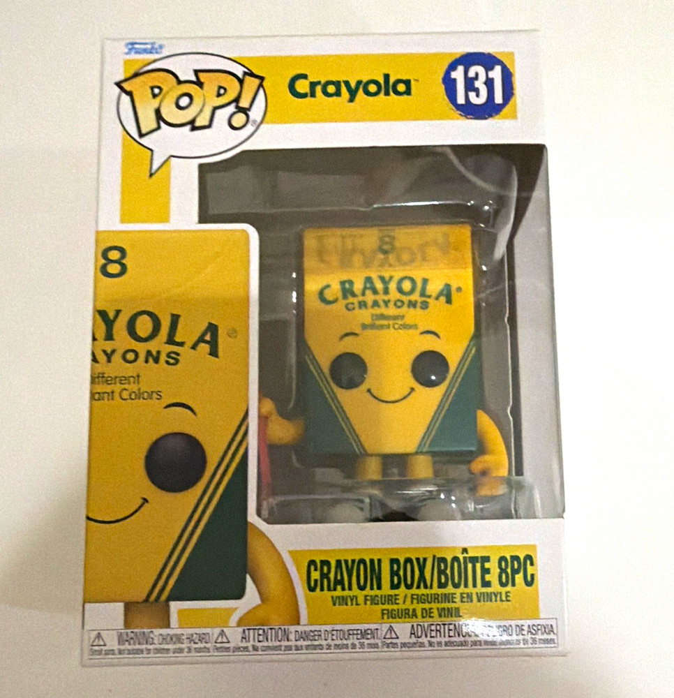 Funko Pop! Crayola Crayon Box 8pc #131 Vinyl Figure Yellow/Green