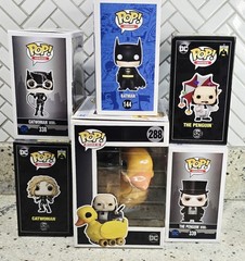 Lot Of 6 Batman Returns Funko Pop New SEALED. Penguin, Catwoman, Batman