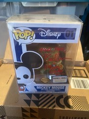 Funko Disney Diamond Mickey Mouse Exclusive Signed Buy Bret Iwan JSA COA
