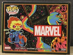 Funko Pop! Rides #33 Ghost Rider Black Light Popcultcha Exclusive Marvel New