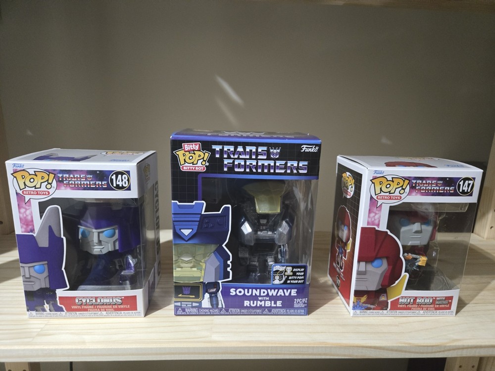 Transformers FUNKO POP figures, Lot Of 3