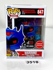 Funko Pop! Games Dungeons & Dragons WARDUKE # 847 GameStop Exclusive