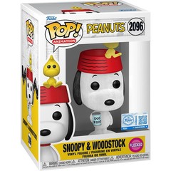 Funko Pop Snoopy & Woodstock 2096 Flocked EE Exclusive Peanuts New