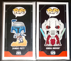 FUNKO POP STAR WARS JANGO FETT #285 AND GENERAL GRIEVOUS #129 – WALGREENS