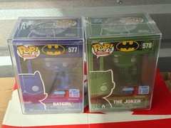 Funko Pop! Batgirl #577 & The Joker #578 Blueprint Deco 2025 NYCC Shared Sticker