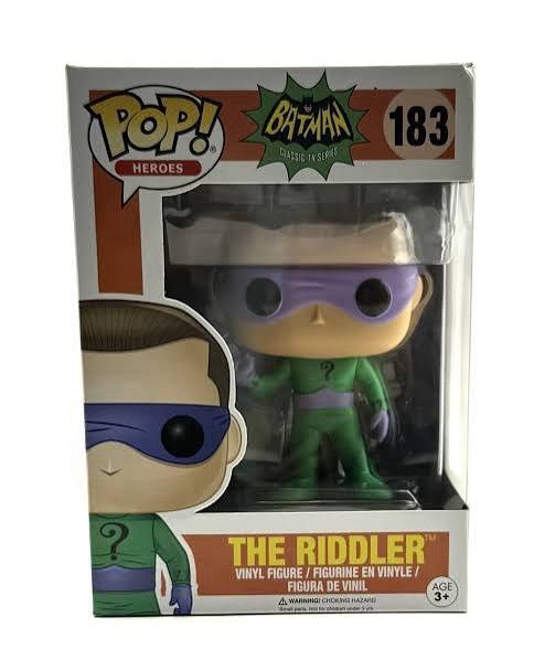 The Riddler Funko Pop Heroes #183 Batman Classic Tv Series DC