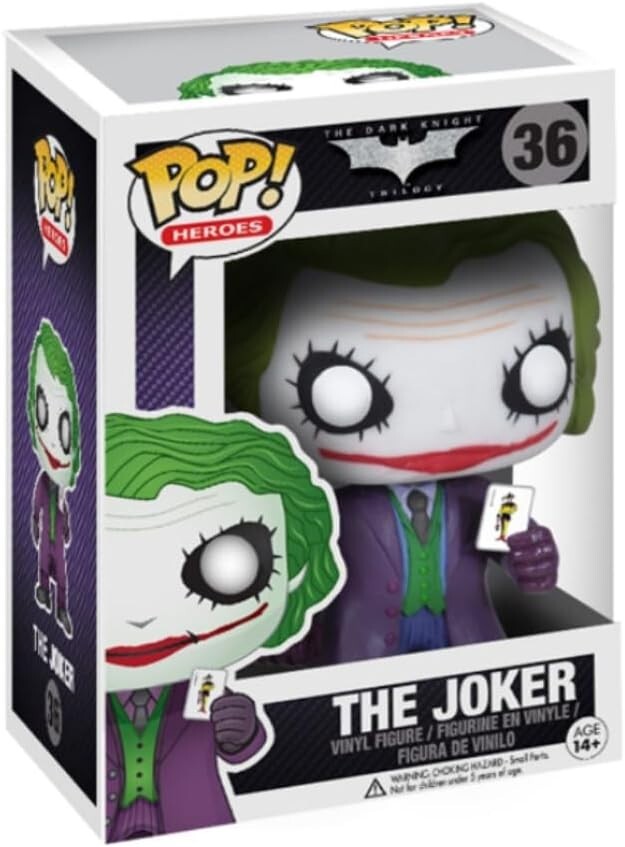 Funko Pop Heroes The Dark Knight Trilogy Joker 36 3372 NEW MINT