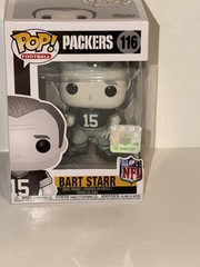 FUNKO POP! FOOTBALL #116 BART STARR BLACK & WHITE GREEN BAY PACKERS *VAULTED*