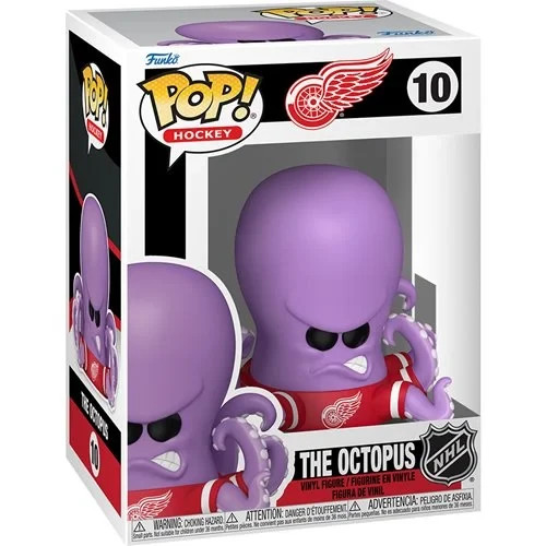 Funko POP! The Octopus Detroit Red Wings Mascot NHL Figure 10 + Protector