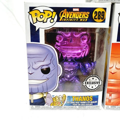 Funko Pop Thanos Avengers Marvel 289 Chrome Orange Purple Red Yellow Blue Green