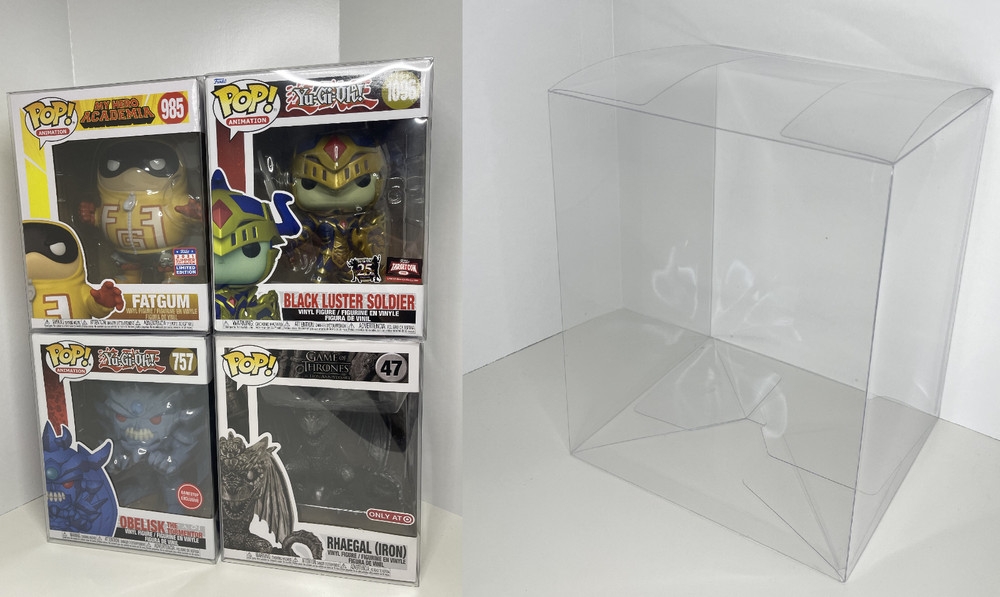 (5-pack) – 6-Inch Funko Pop! Clear PET Protector (Fits Most) – 0.50mm thickness