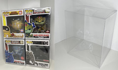 (5-pack) – 6-Inch Funko Pop! Clear PET Protector (Fits Most) – 0.50mm thickness
